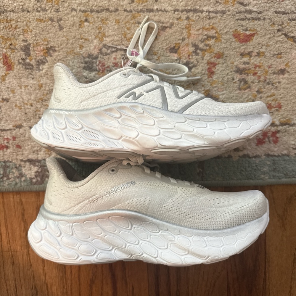 New Balance White Athletic Shoes